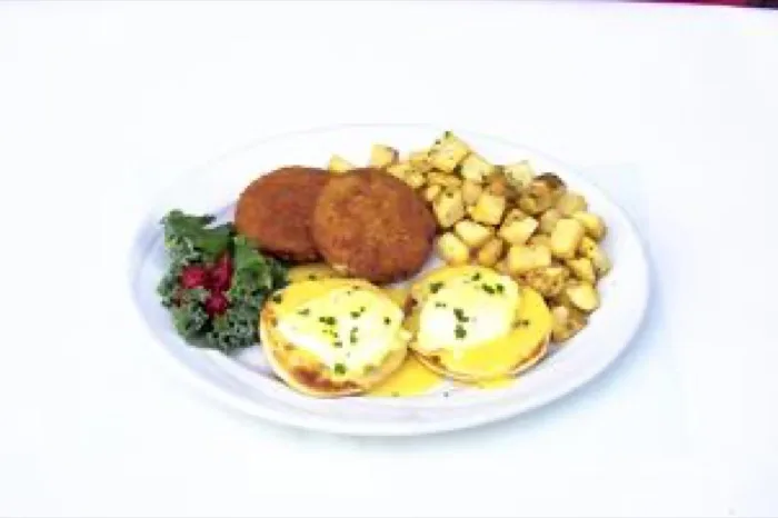 Maryland crab cakes breakfast